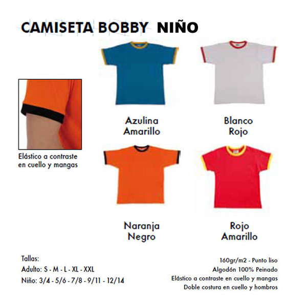 CAMISETA BOBBY NIÑO