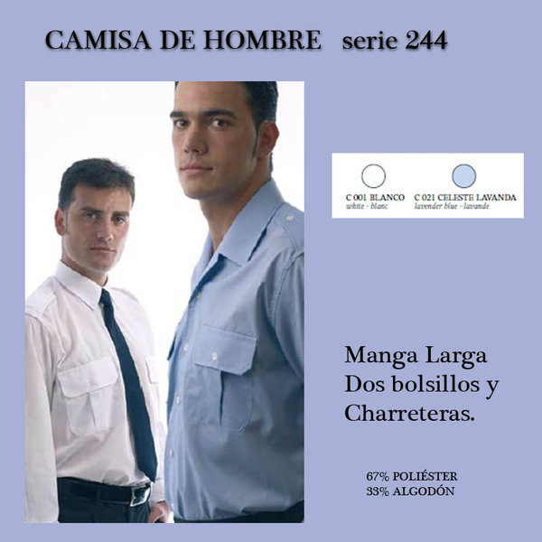 CAMISA HOMBRE POLICIA 244