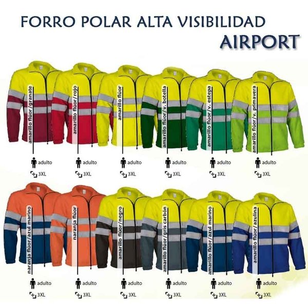 FORRO POLAR ALTA VISIBILIDAD AIRPORT