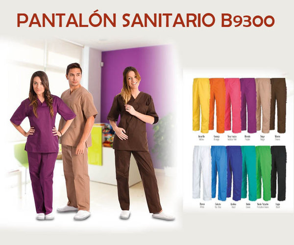PANTALON SANITARIO COLORES B9300