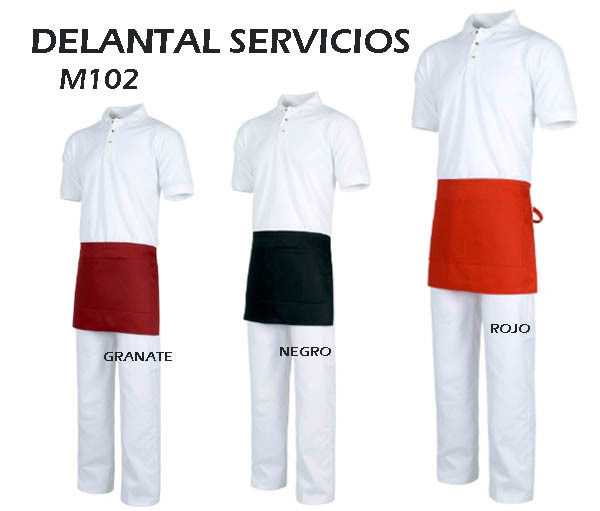 DELANTAL CORTO SERVICIOS M102