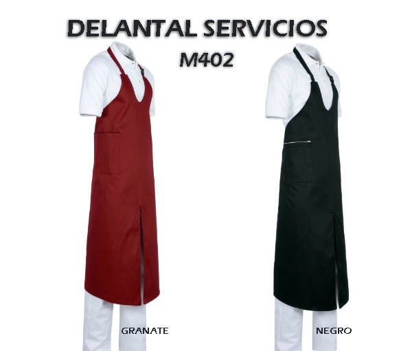 DELANTAL LARGO SERVICIOS M402