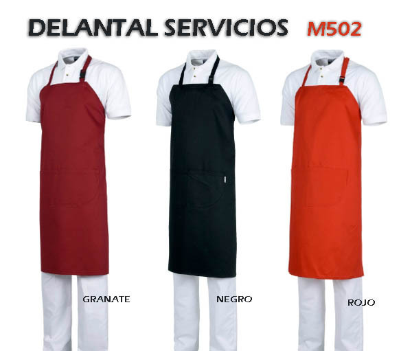 DELANTAL LARGO SERVICIOS M502