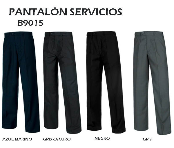 PANTALÓN CABALLERO SERVICIOS B9015
