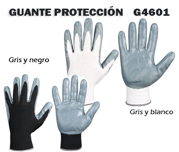 GUANTES PROTECCIÓN NITRILO G4601