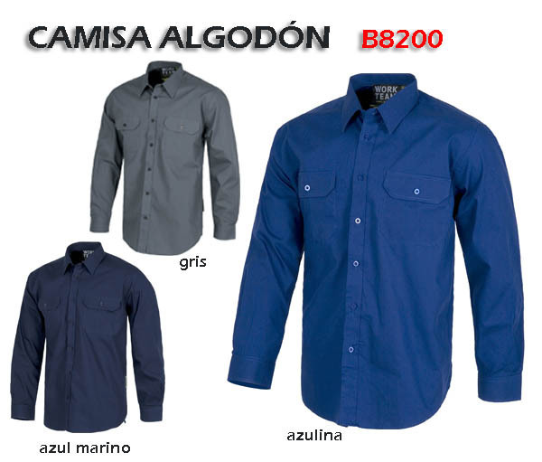 CAMISAS DE ALGODÓN B8200