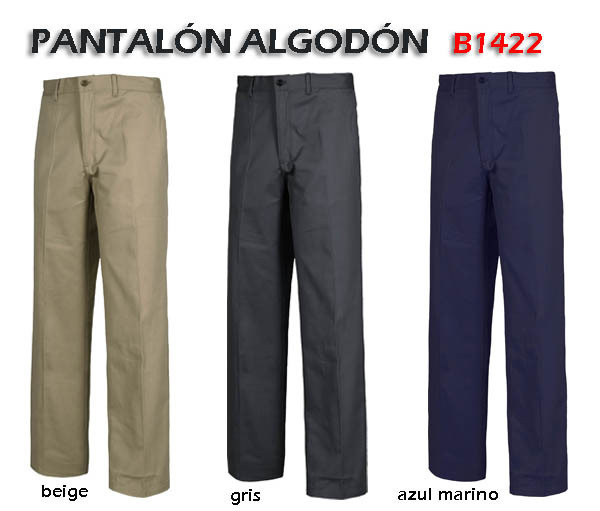 PANTALÓNES ALGODÓN B1422