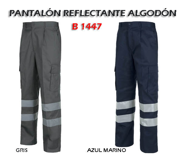 PANTALÓN ALGODÓN REFLECTANTE B1447