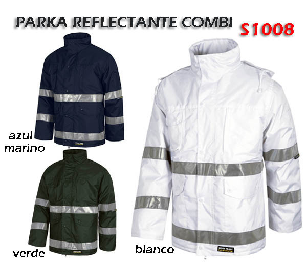 PARKA REFLECTANTE COMBI S1008