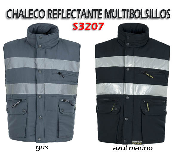 CHALECO ACOLCHADO REFLECTANTE S3207