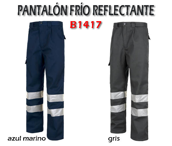 PANTALÓN REFLECTANTE PARA FRÍO B1417