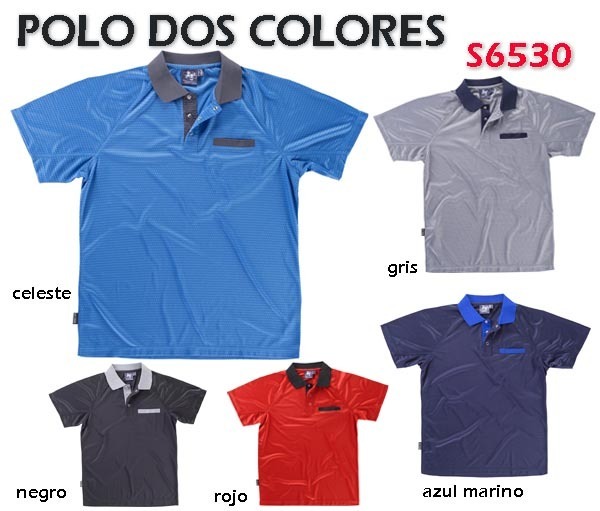 POLO DOS COLORES S6530