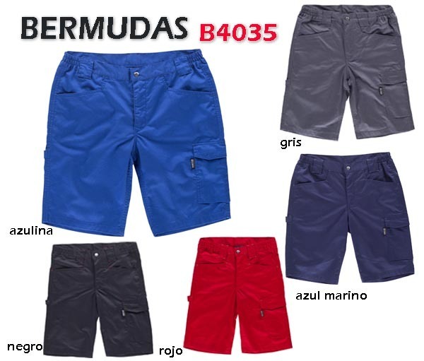 BERMUDAS COLORES B4035
