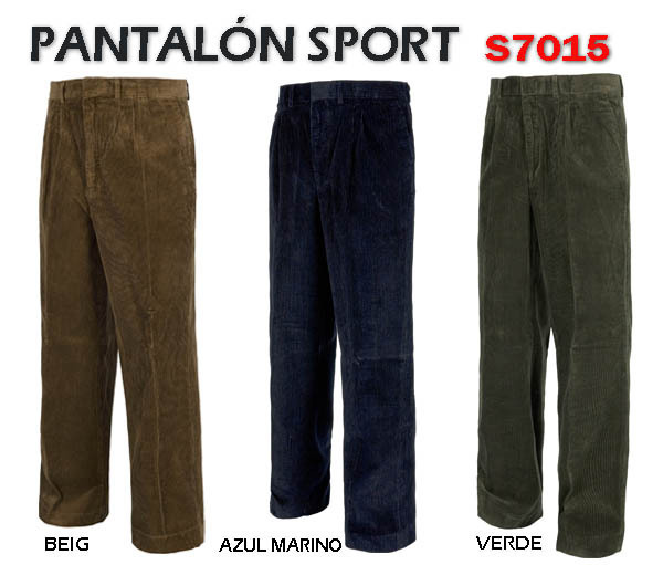 PANTALÓN PANA SPORT S7015