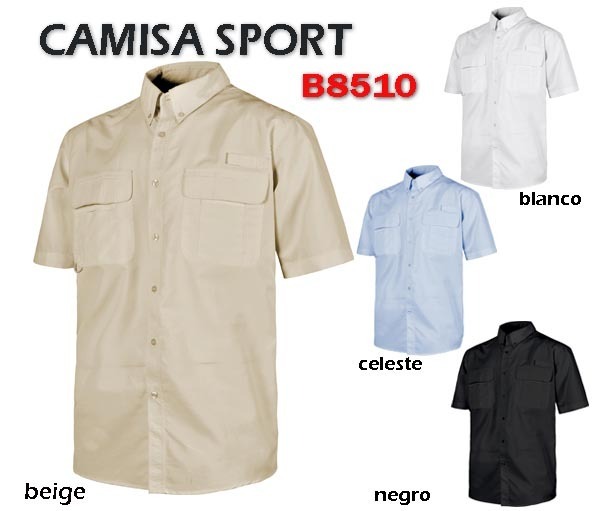 CAMISA SPORT MANGA CORTA B8510