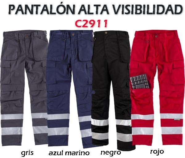 PANTALONES ALTA VISIBILIDAD C2911