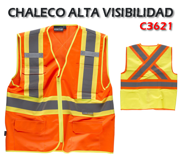 CHALECO ALTA VISIBILIDAD C3621