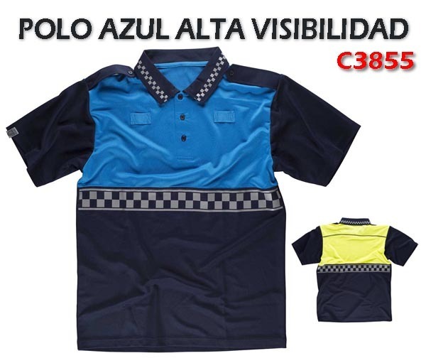 POLO POLICIA ALTA VISIBILIDAD C3855