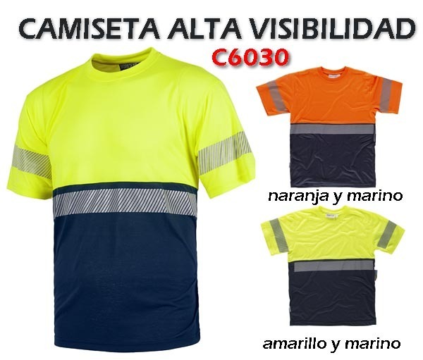 CAMISETA ALTA VISIBILIDAD REFLECTANTE C6030