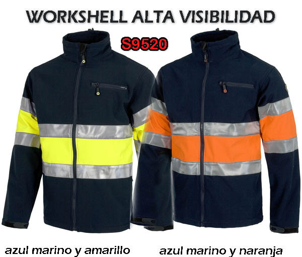 CHAQUETA WORKSHELL ALTA VISIBILIDAD S9520