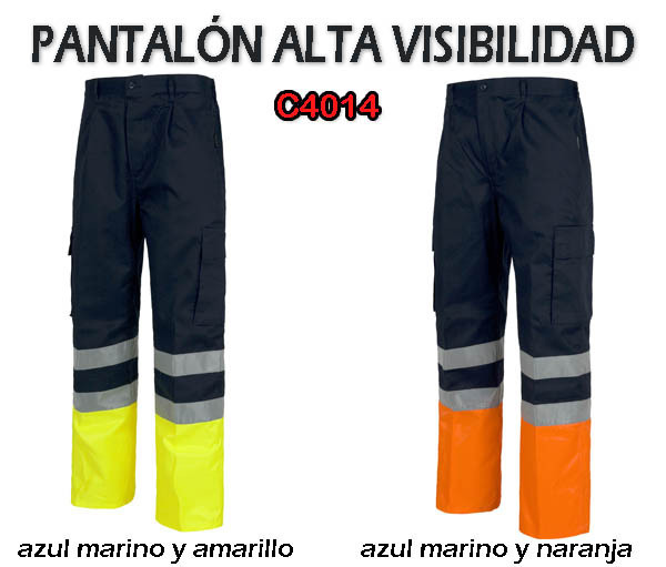 PANTALON COMBI ALTA VISIBILIDAD C4014