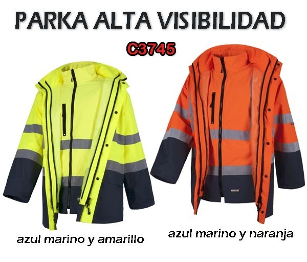 PARKA COMBI ALTA VISIBILIDAD C3745