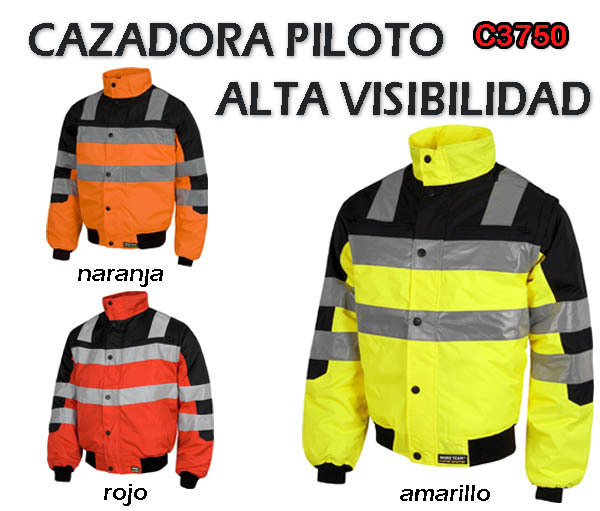 CAZADORA PILOTO COMBI ALTA VISIBILIDAD C3750