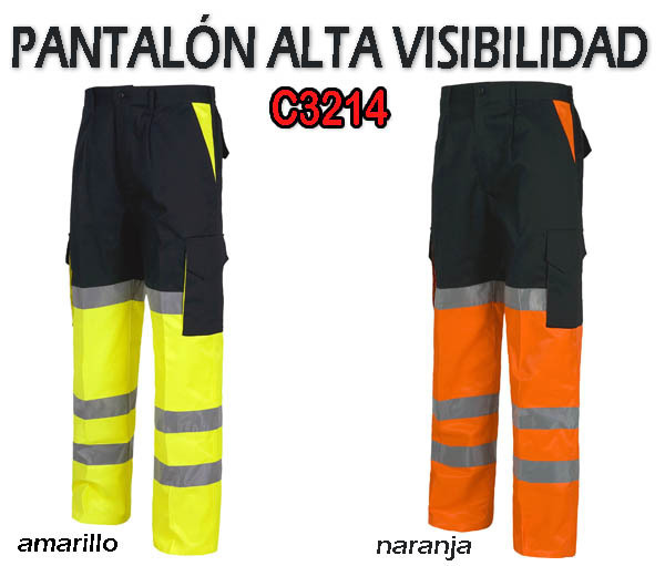 PANTALON COMBI ALTA VISIBILIDAD C3214