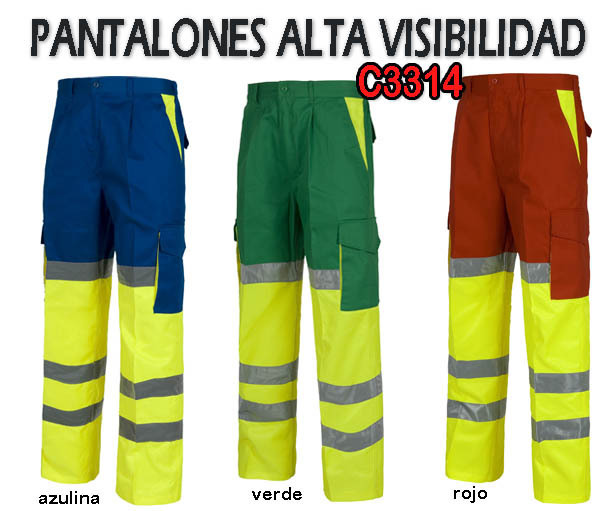 PANTALON COMBI ALTA VISIBILIDAD C3314