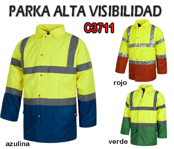PARKA COMBI ALTA VISIBILIDAD C3711