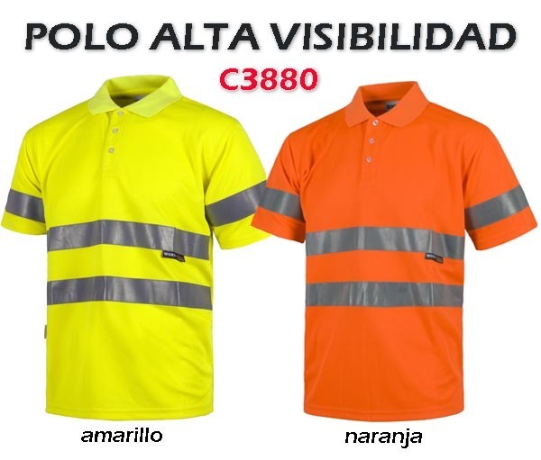POLO COMBI ALTA VISIBILIDAD C3880