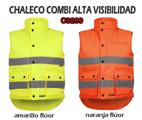 CHALECO COMBI ALTA VISIBILIDAD C3209